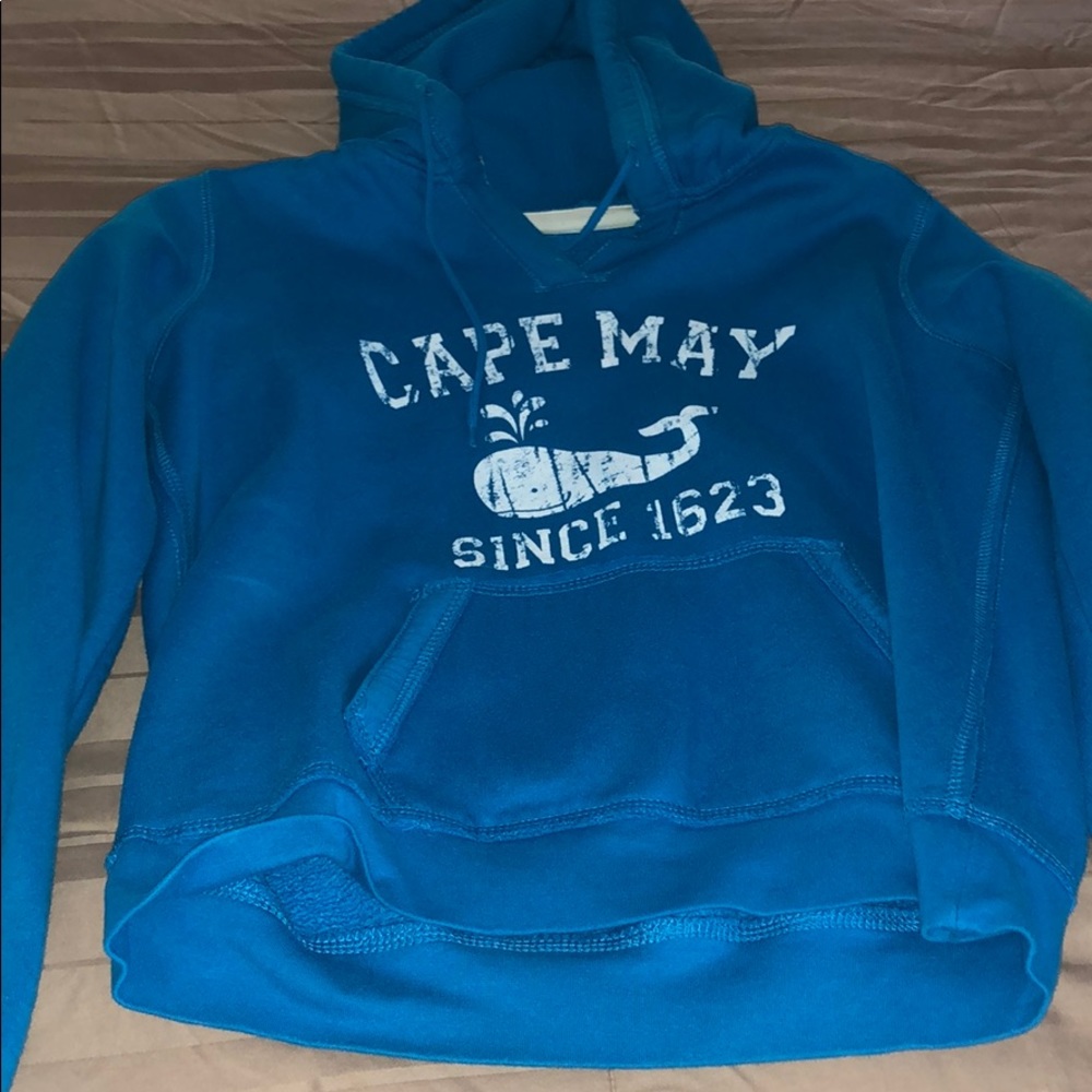 Teal Blue Cape May Hoodie